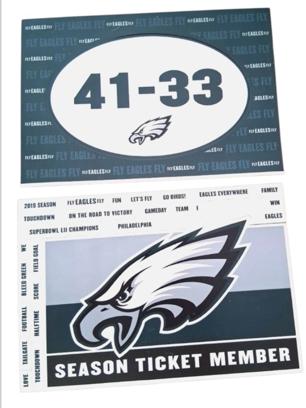 NFL 2019 Philadelphia Eagles
Season Ticket Holder Only Magnets Set 5”H x 7” W - Picture 4 of 7